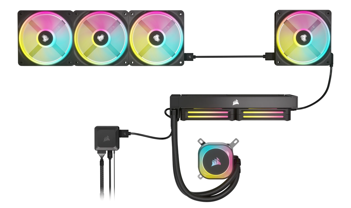 Corsair iCUE LINK QX120 RGB 120mm PWM Fan Expansion Kit - image 10