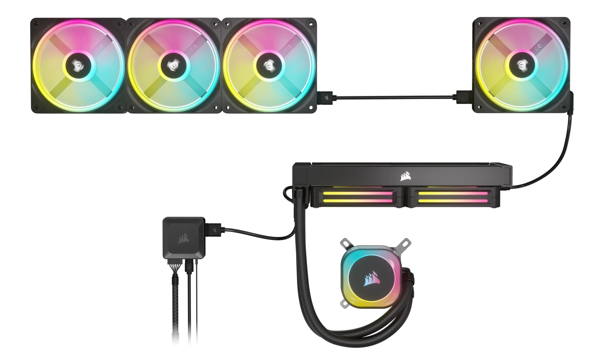 Corsair iCUE LINK QX120 RGB 120mm PWM Fan Expansion Kit - image 10