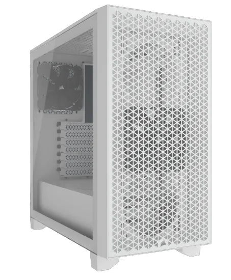 3000D AIRFLOW White Mid-Tower PC Case; 2x 3.5'' |  2x 2.5'' Drive Bays; Up to 360mm Radiator compatible; 2x 120mm fan incl - image 21