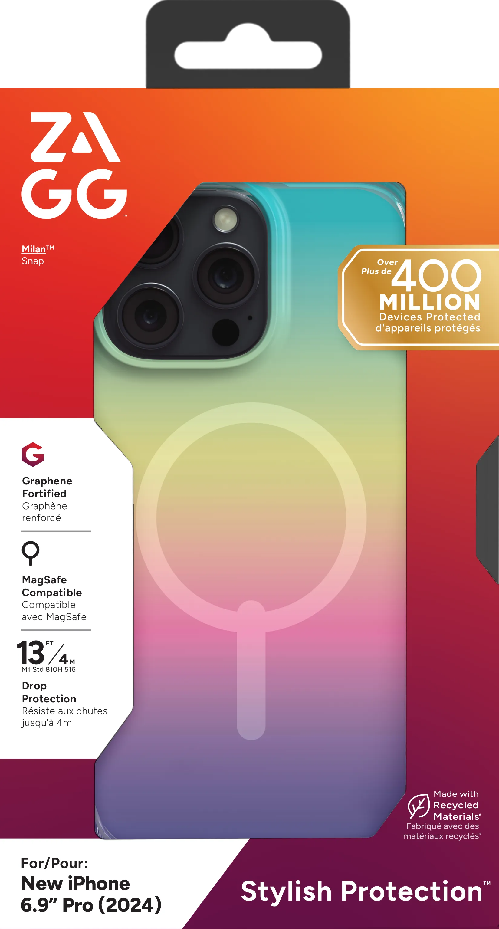 ZAGG Cases Milan Snap Apple  iP16 Pro Max  Iridescent - image 4