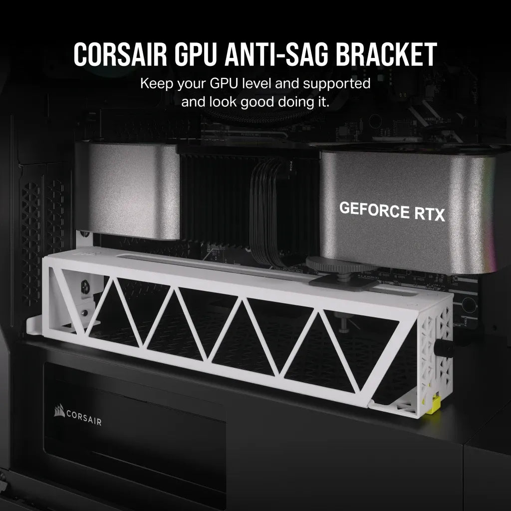 GPU Anti-Sag Bracket; White - image 12