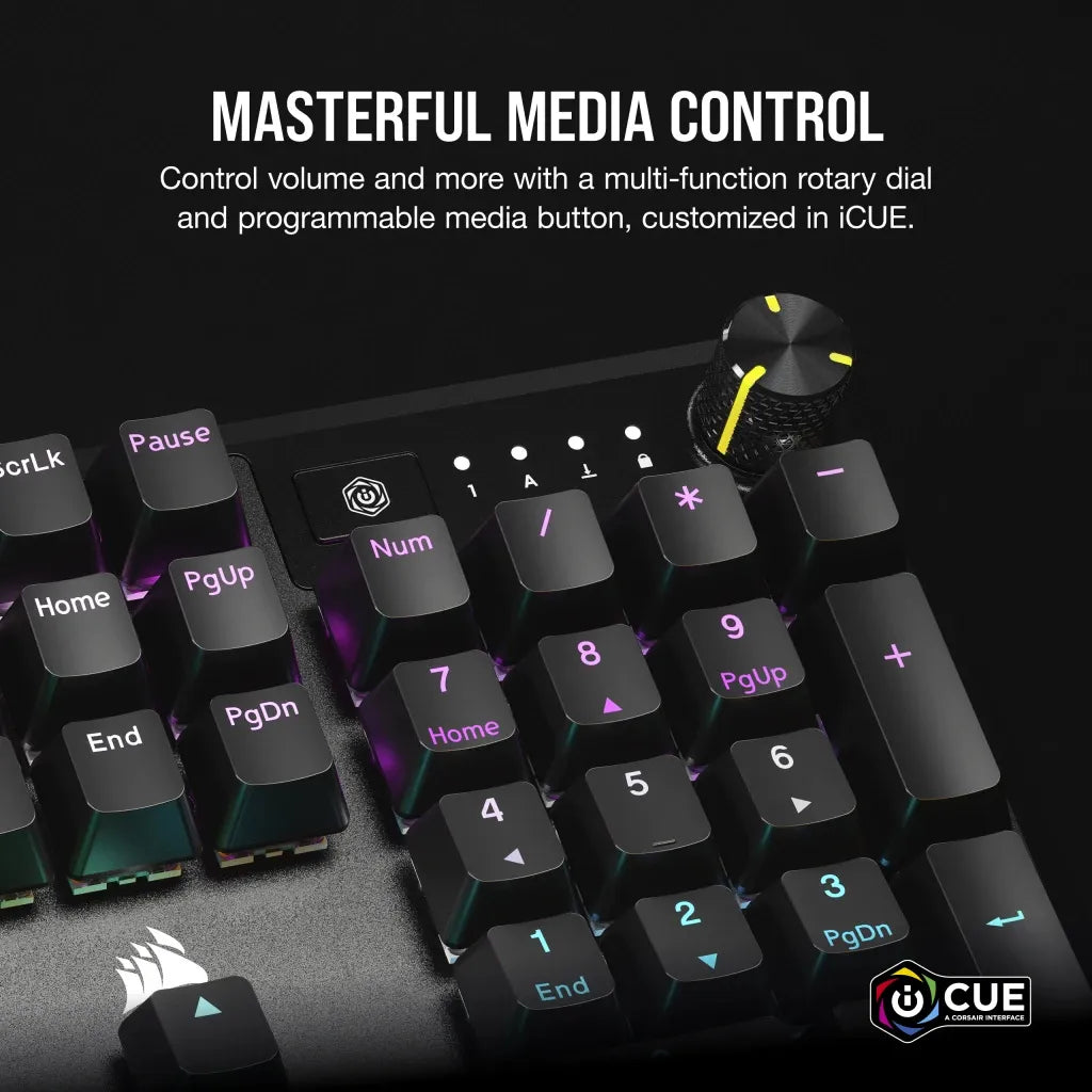 Corsair K70 CORE RGB Mechanical Gaming Keyboard - CORSAIR Red Linear Switches - image 17