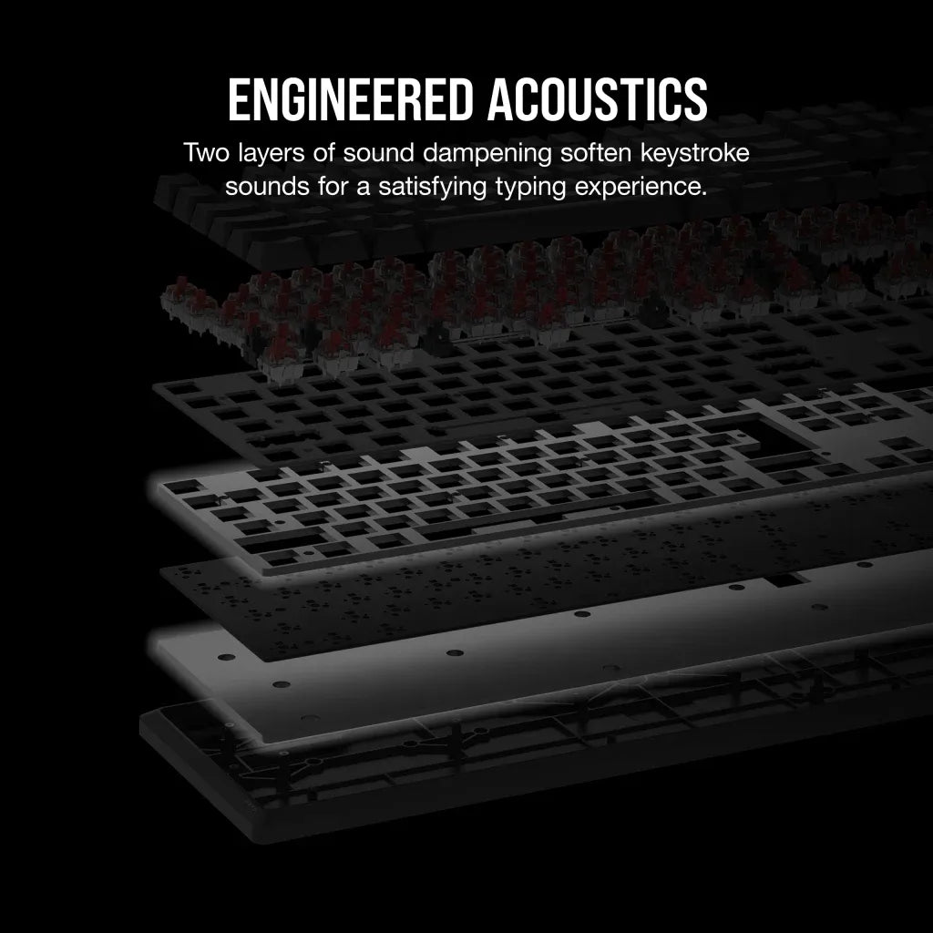 Corsair K70 CORE RGB Mechanical Gaming Keyboard - CORSAIR Red Linear Switches - image 19