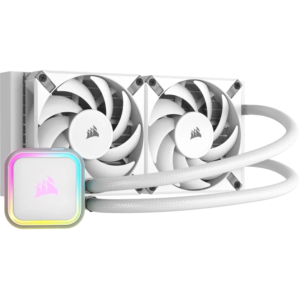 Corsair iCUE H100i ELITE RGB 240mm Liquid CPU Cooler - White AMD: AM5; AM4; sTRX4; sTR5 | Intel LGA: 1700/1851; 1200; 115X; 2066 - image 11