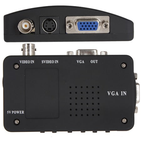 BNC + SVIDEO TO VGA