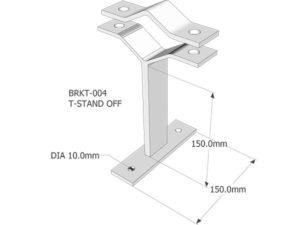 T-Stand off Bracket 150mm