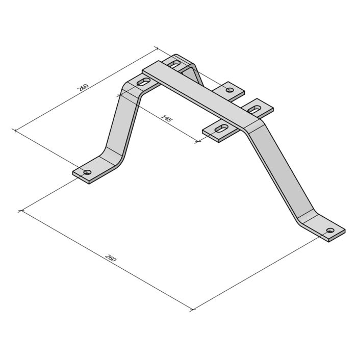 TRIPOD BRACKET WALLMOUNT 10CM