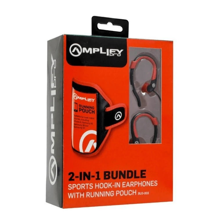 Amplify 2-in-1 Bundle Jogger Series Earphones with Pouch