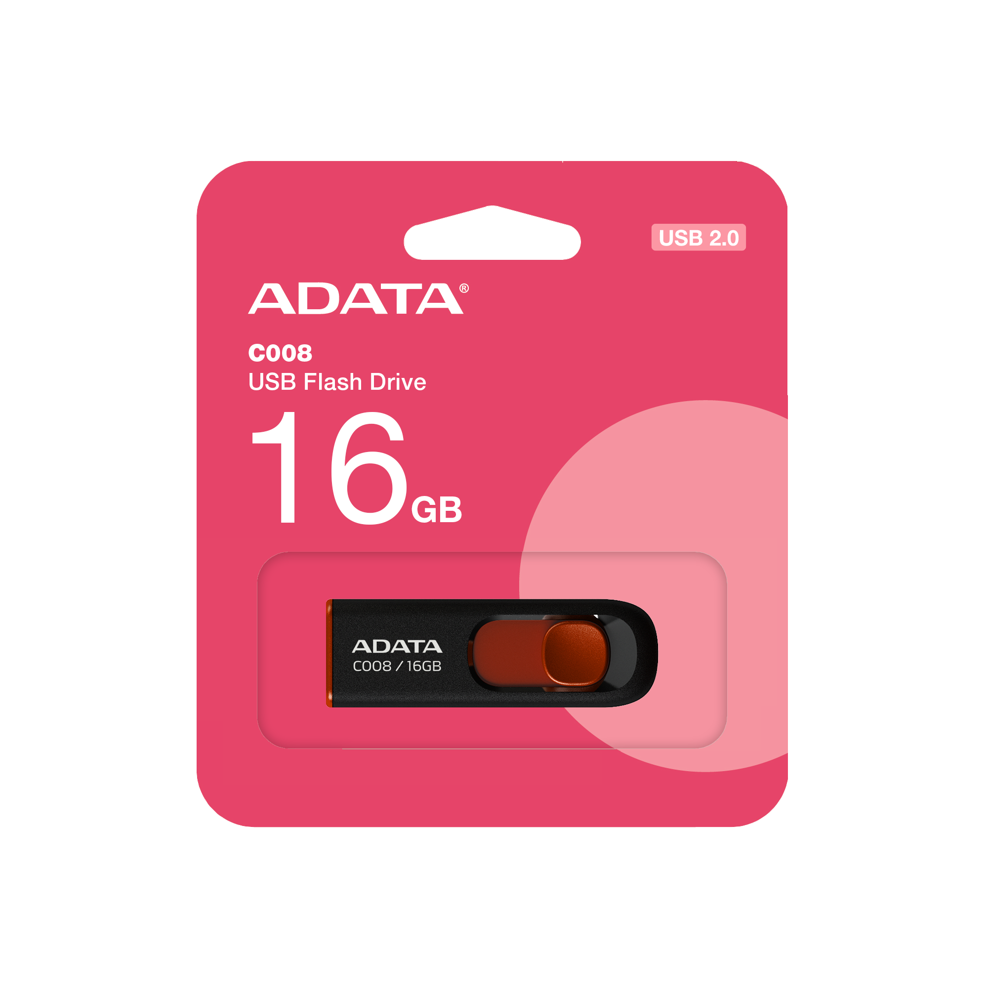 Capless Sliding 16GB USB Flash Drive - Black
