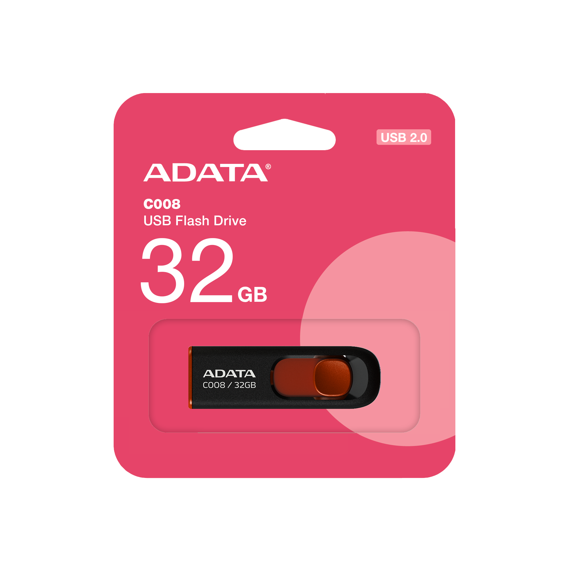 Capless Sliding 32GB USB Flash Drive - Black