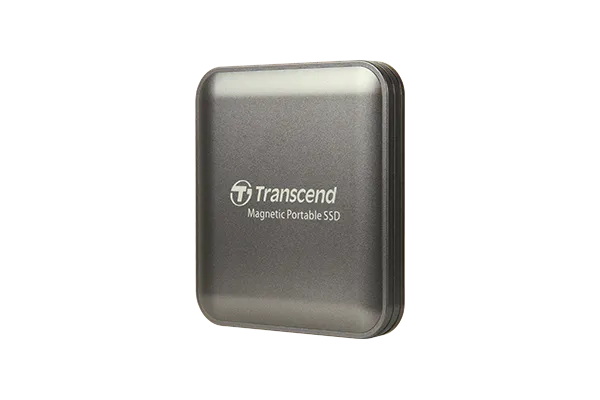 TRANSCEND 1TB ESD420C USB3.2 TYPE C (USB 20Gbps) MAGNETIC PORTABLE SSD MagSafe Compatiable  R/W up to 2000MB/s - Iron Grey - image 2