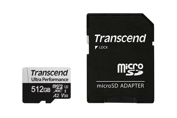 TRANSCEND 340S 512GB ULTRA PERFROMANCE MICRO SD UHS-I  U3 V30 A2 CLASS10 - READ 160 MB/S - WRITE 125MB/S - WITH SD ADPTOR - image 5