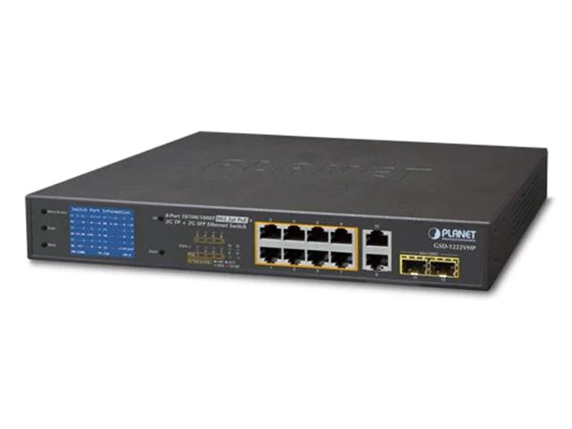 ETHERNET SWITCH WITH POE LCD MONITOR