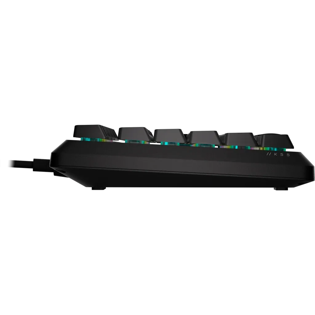 Corsair K55 Core Gaming Keyboard; Backlit Zoned RGB LED; Rubberdome - image 12