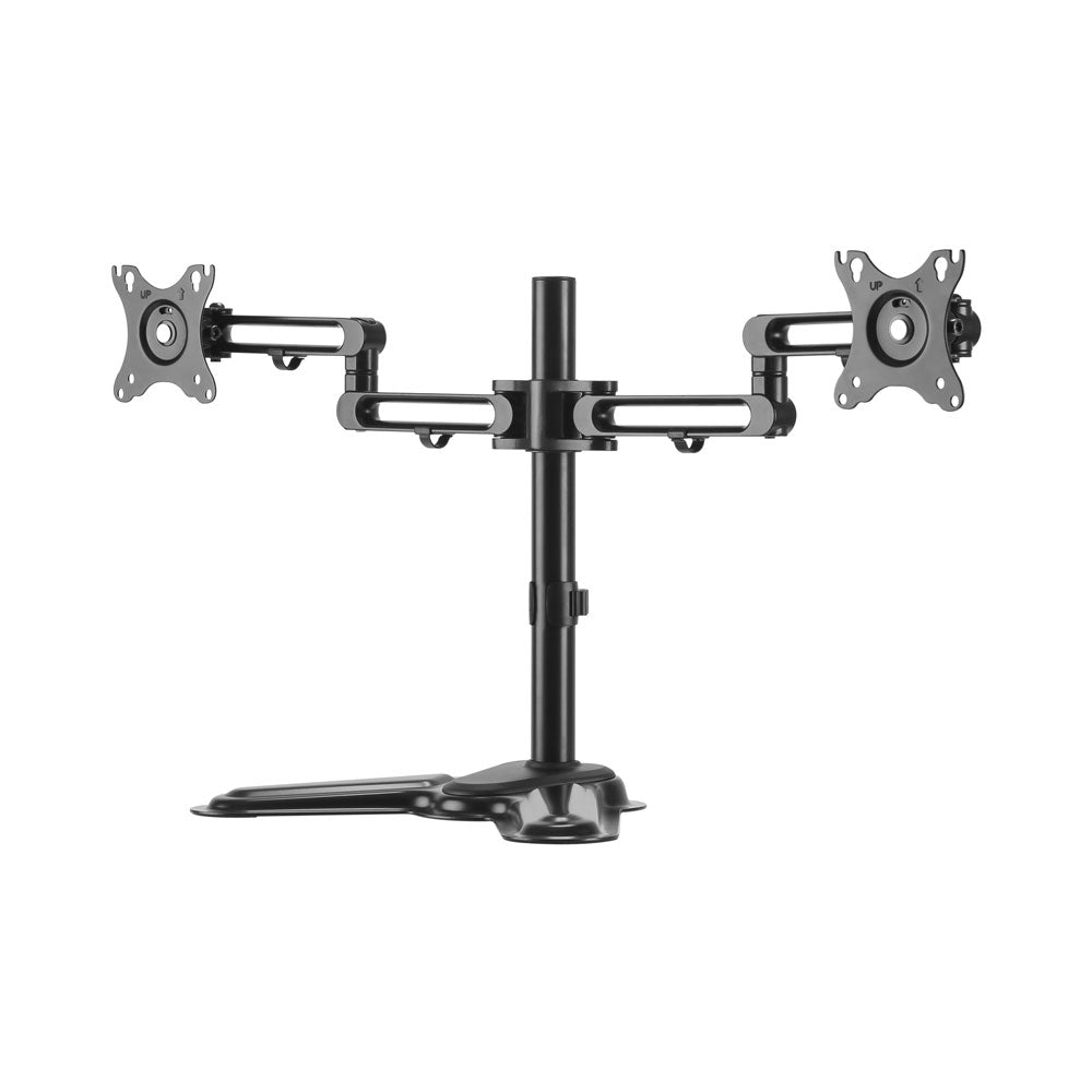 17-32 INCH DUAL PREMIUM ARTICULATING ALUMINIUM MONITOR STAND
