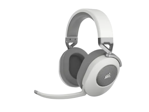 HS65 Wireless Premium White Headset; 50mm Audio Drivers; Omnidirectional Mic - PC/PS. - image 3