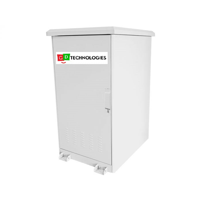 18U 600 DEEP OUTDOOR CABINET 2 X FANS