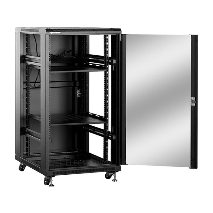 Linkbasic 22U 600 Deep Cabinet 2 Fans &amp; 2 Shelves