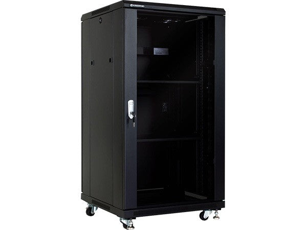 Linkbasic 22U 600 x 600 Cabinet 2 FANS and a 2 Shelves