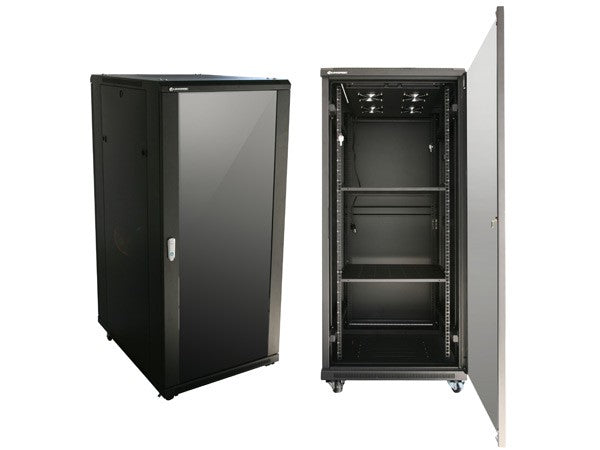Linkbasic 27U 1M Deep Cabinet 4 Fans &amp; 2 Shelves