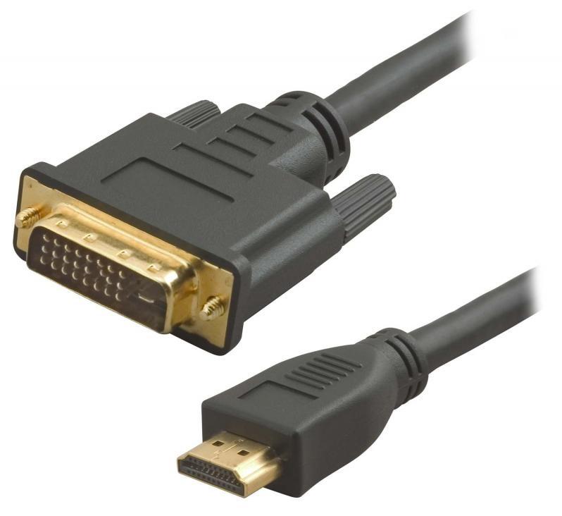 HDMI (M) TO DVI-D (M)   3.0M - 2 PACK