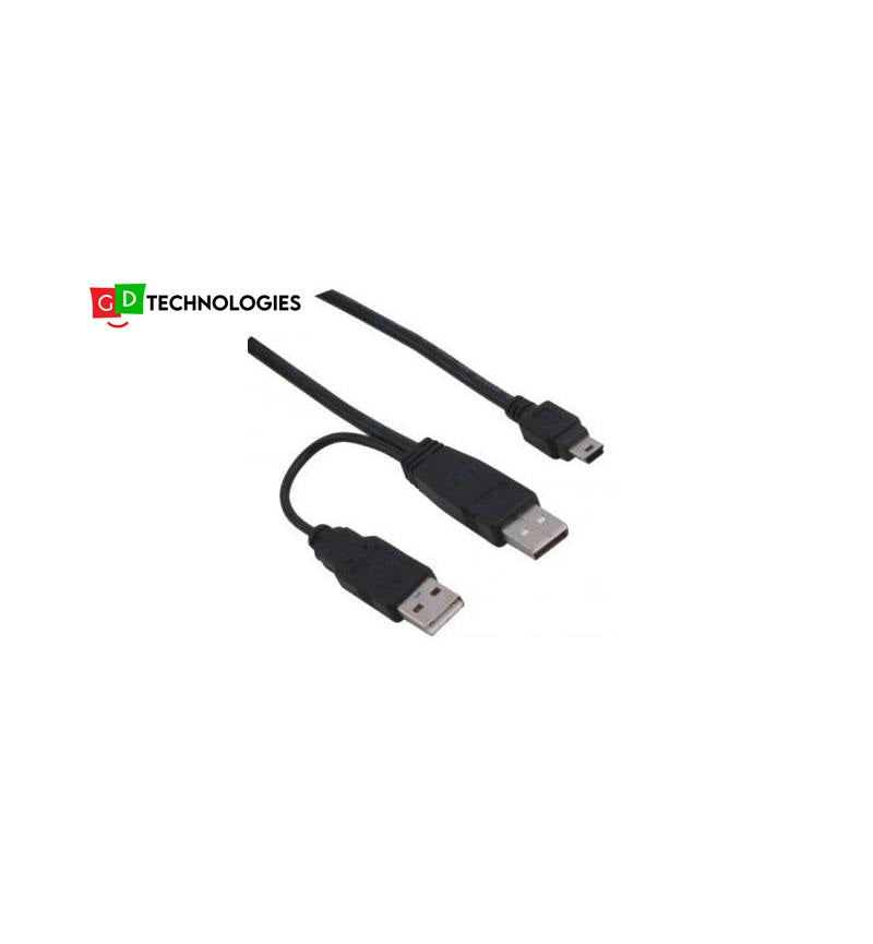 USB CABLE (2M) TO MINI (M) 50CM