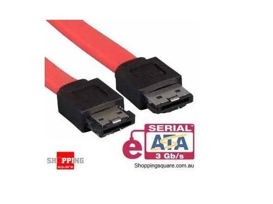 SATA: E-SATA M-M 1M - 2 PACK