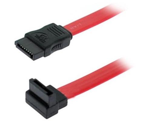 SATA: DATA CABLE 0.4M - L SHAPE - 2 PACK