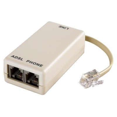 RJ11 MALE TO PHONE FEMALE + ADSL FEMALE - image 2