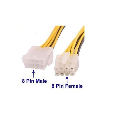 20CM 8PIN MALE TO FEMALE