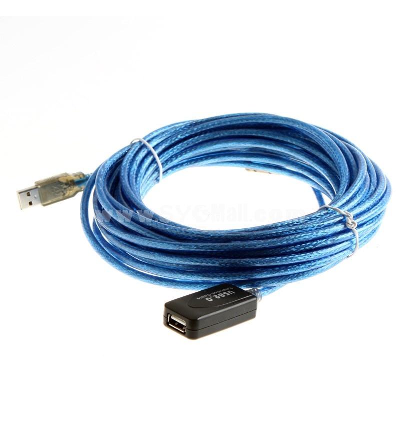 USB EXTENSION CABLE M-F 15.0M W BOOSTER