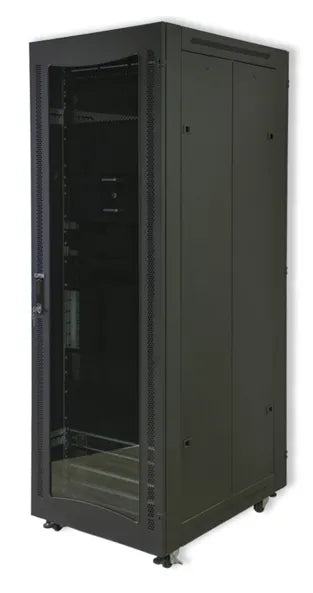 42U CP server / networking cabinet  4x uprights 4x feets Incl Gland + Screws