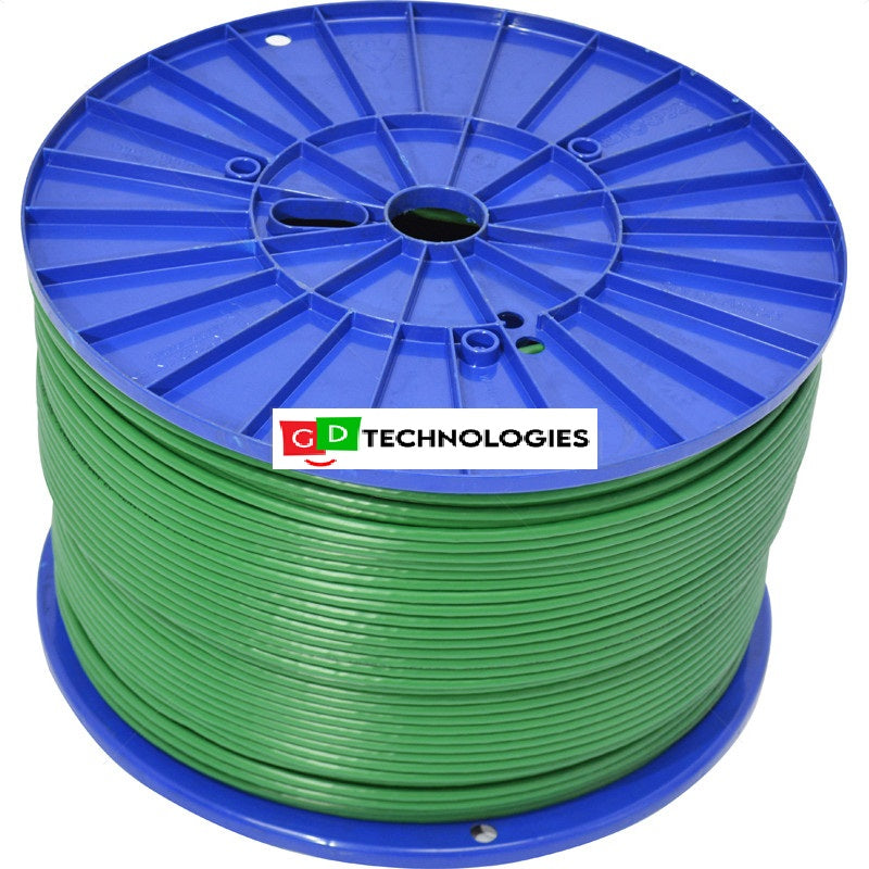 CABLE - CAT5E U/UTP BC 500M GREEN SOLID