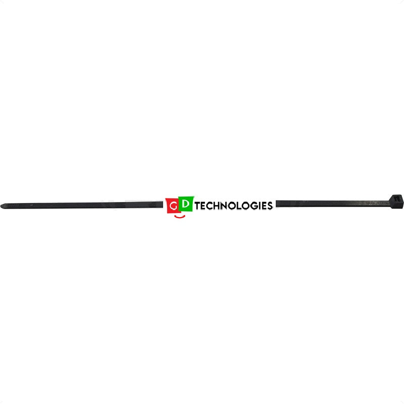 CABLE TIE - LARGE 388 x 7.8MM BLACK / 50 PACK