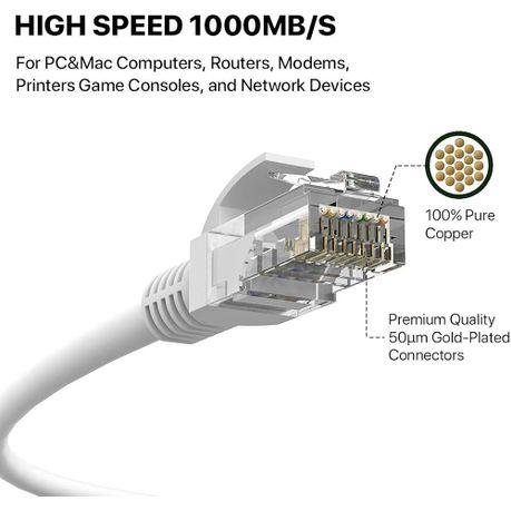CAT5E    50M GREY SOLID COPPER
