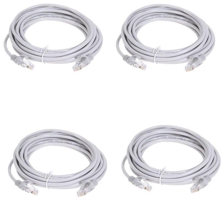 B: CAT5E   20M  4 PACK (GREY)