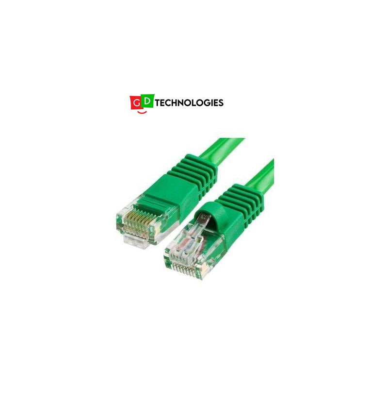 MICROWORLD CAT5E 10M GREEN CABLES