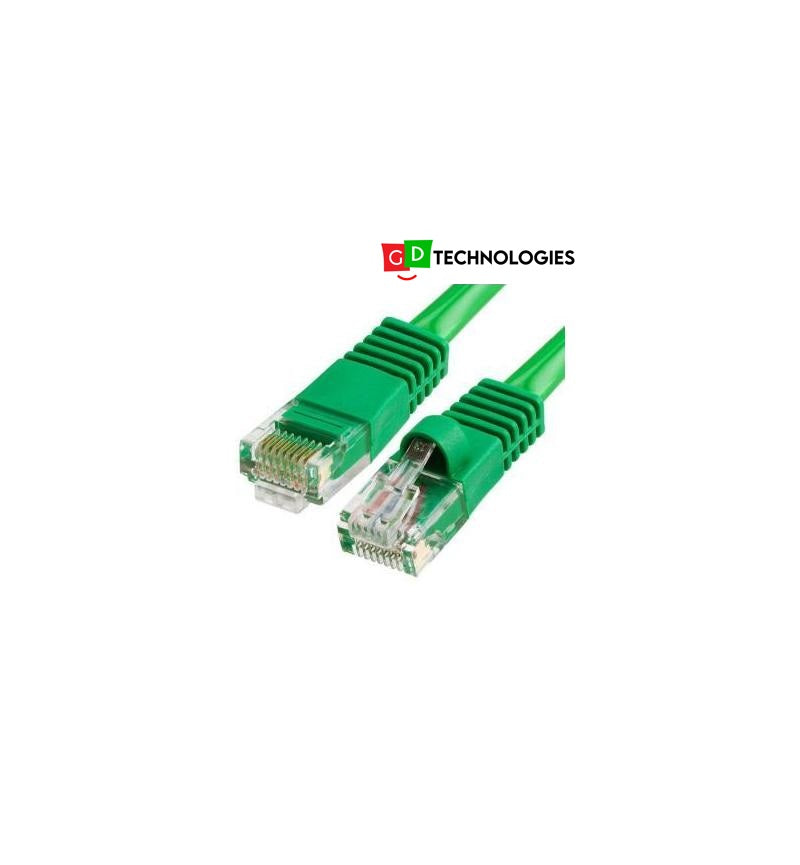 MICROWORLD CAT5E 5M GREEN CABLES