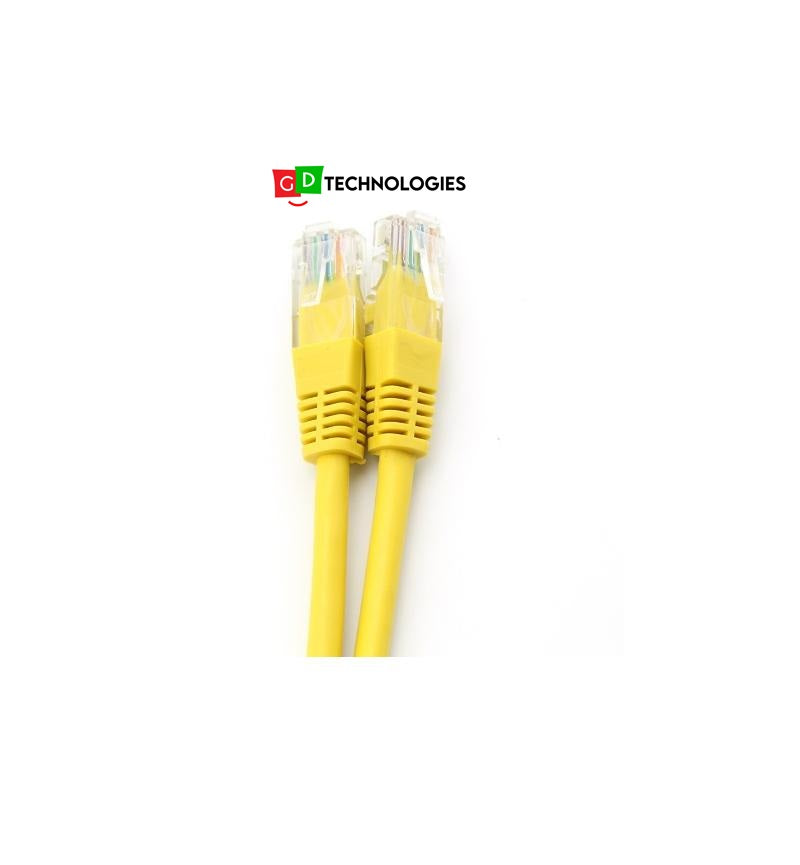 MICROWORLD PATCH: CAT6 20CM - YELLOW CABLES