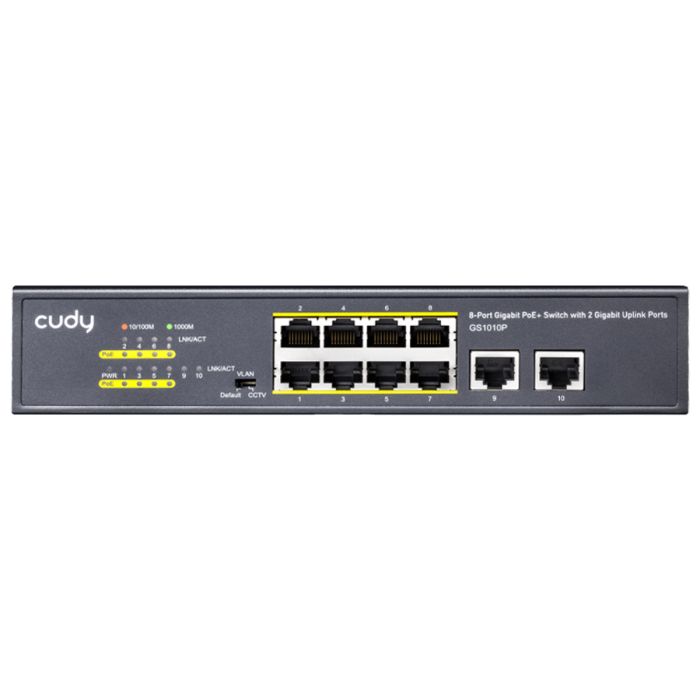 Cudy 10 Port Gigabit 8 PoE 100W PoE Switch