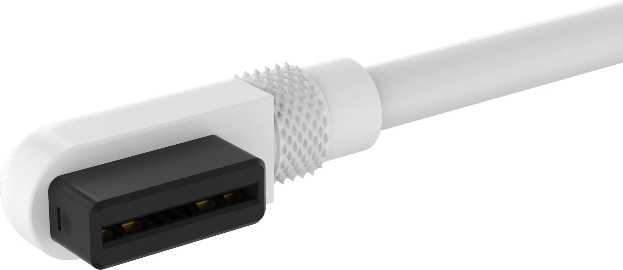 Corsair iCUE LINK Cable; 2x 135mm with Slim 90° connectors; White - image 3