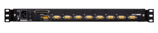 ATEN 17'' 8 Port PS/2-USB VGA LCD KVM Combo KVM with an Extra Console port and USB peripheral support W/(US99KB/USKB/SPKB/OUTKB) - image 2
