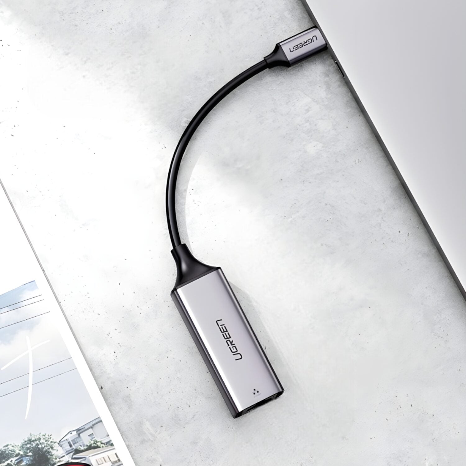 UGREEN CM199-50737 Type-C to Gigabit Ethernet Adapter - Silver – image 5