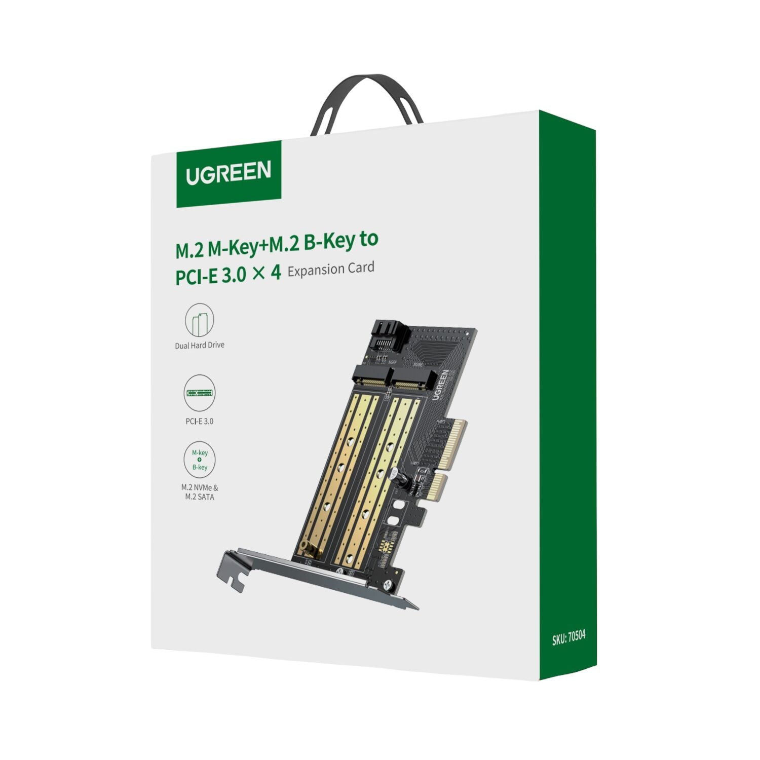 UGREEN CM302 M.2 M/B-Key to PCI-E 3.0 Expansion Card – image 4