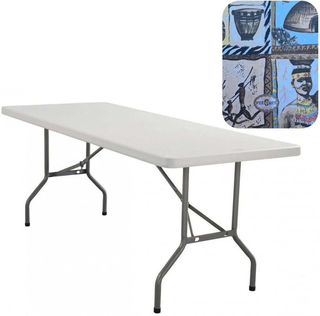 CAMPING FOLD-UP AFRICAN ART