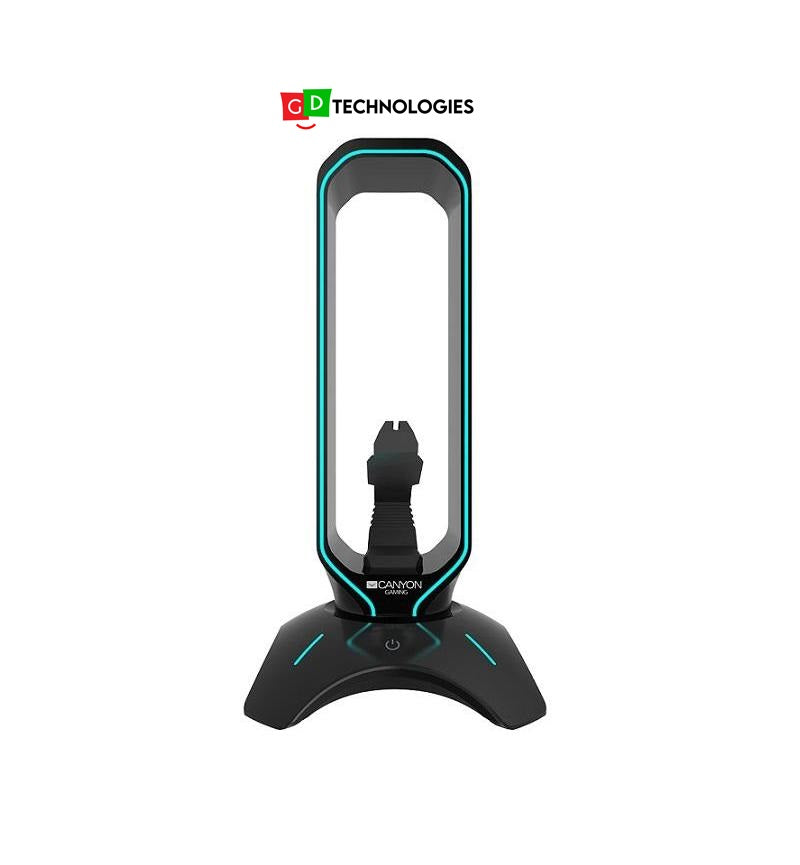 CANYON GAMING 3 IN 1 HEADSET STAND, BUNGEE AND USB 2.0 HUB