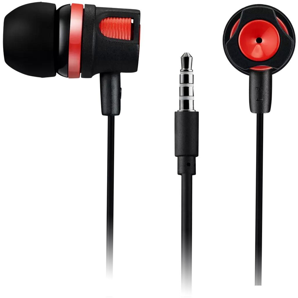 CANYON HEADPHONES EP-3 MIC 1.2M RED