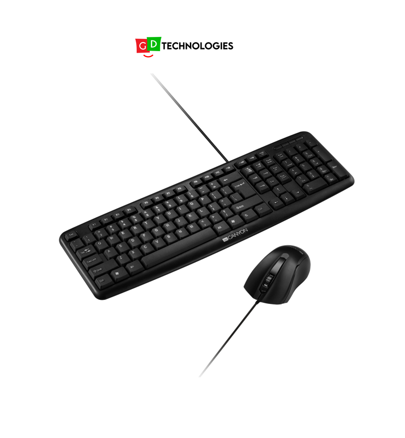 CLASSIC WIRED COMBO SET - KEYBOARD AND MOUSE