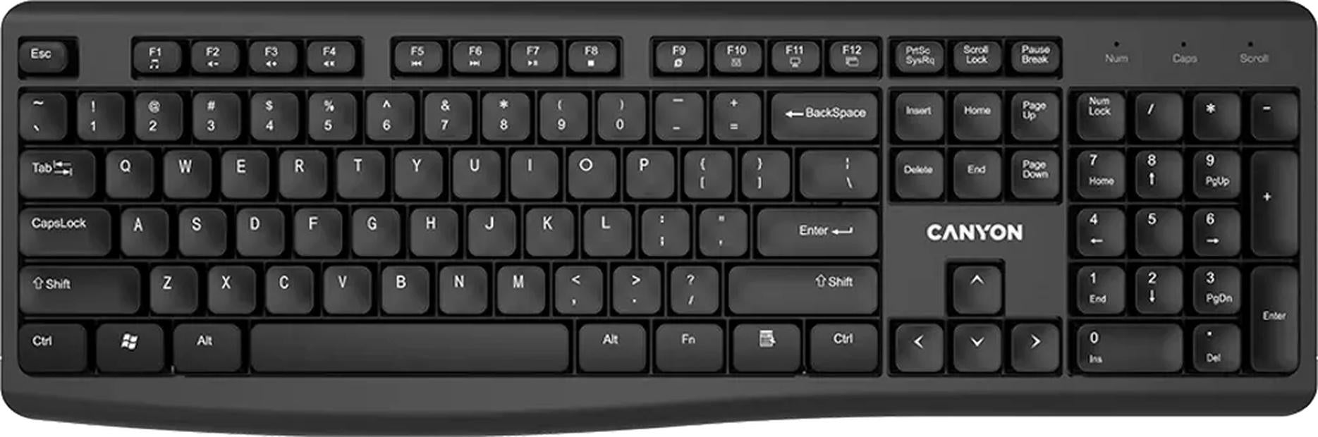 CANYON KEYBOARD HKB-W50 EN MULTIMEDIA WI