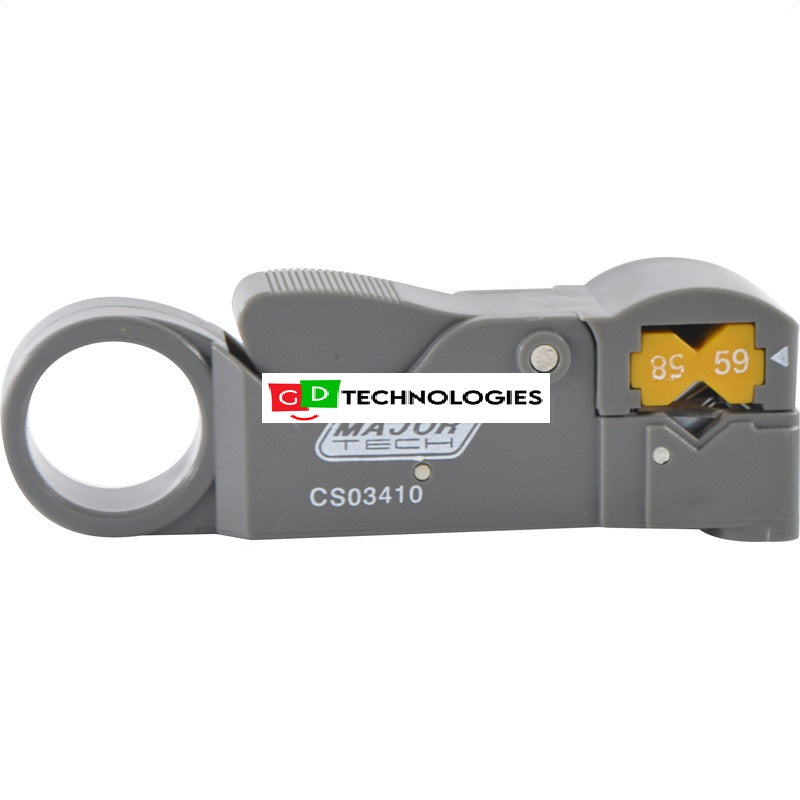COAXIAL CABLE STRIPPER - ROUND HANDLE